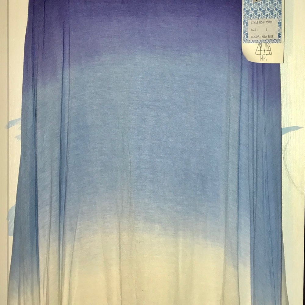maxi skirt, ombré